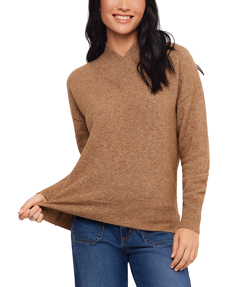 Karen Kane Shawl Collar Drop Sleeve Sweater