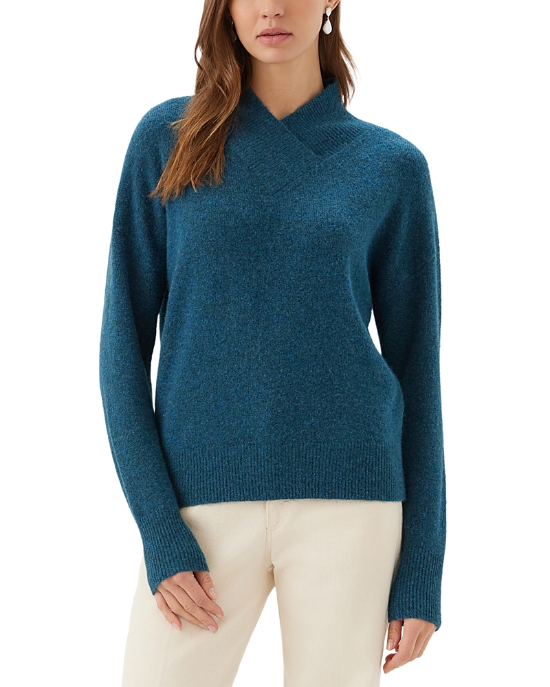 Karen Kane Shawl Collar Drop Sleeve Sweater