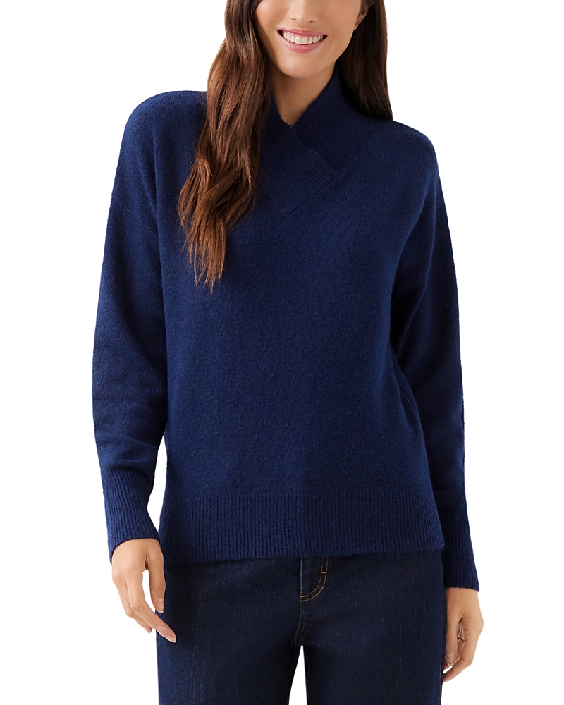 Karen Kane Shawl Collar Drop Sleeve Sweater