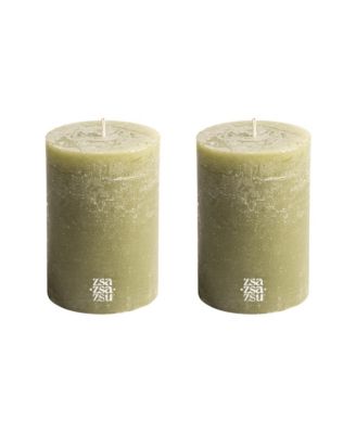  Deurne Pillar Candle Set of 2, 0.38 oz.