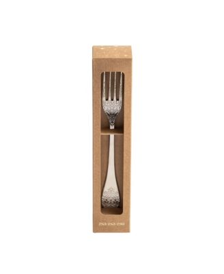  Dume Patterned Steel Dinner Fork, Set of 4, 1.18'' x 9.06'' x 0.12''