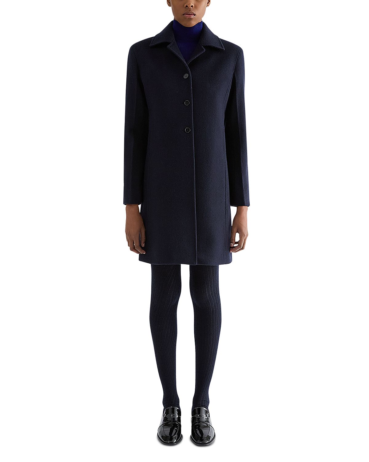 Jil Sander Tailored Felt Wool Coat