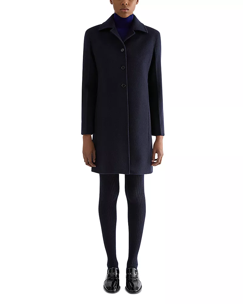 Jil Sander Tailored Felt Wool Coat