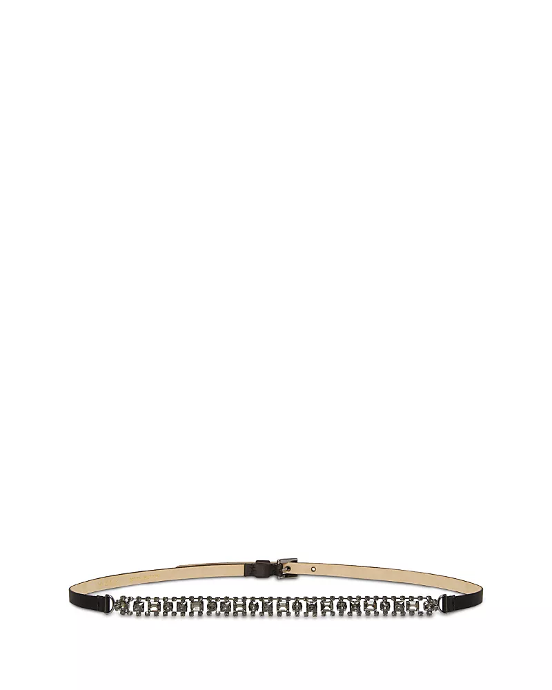 Max Mara Women's Crystal Embellished Belt