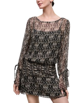 Beatrix Printed Mini Dress