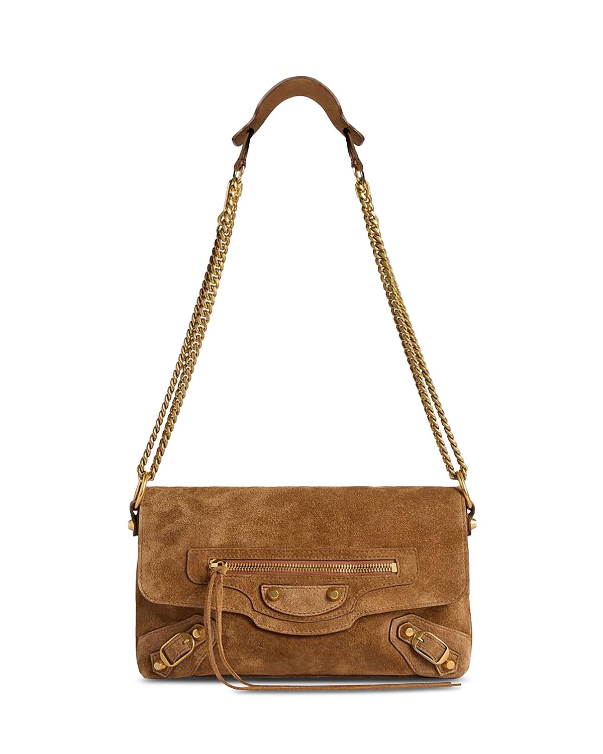 Balenciaga Le City Clutch With Chain