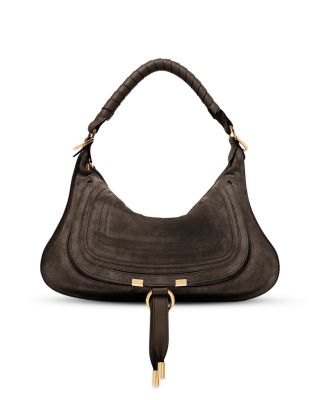 Marcie Small Suede Shoulder Bag