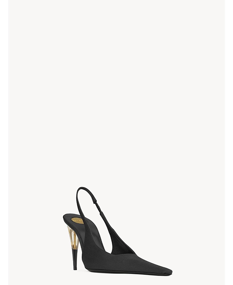 Saint Laurent Women's Goya Slingback Pumps