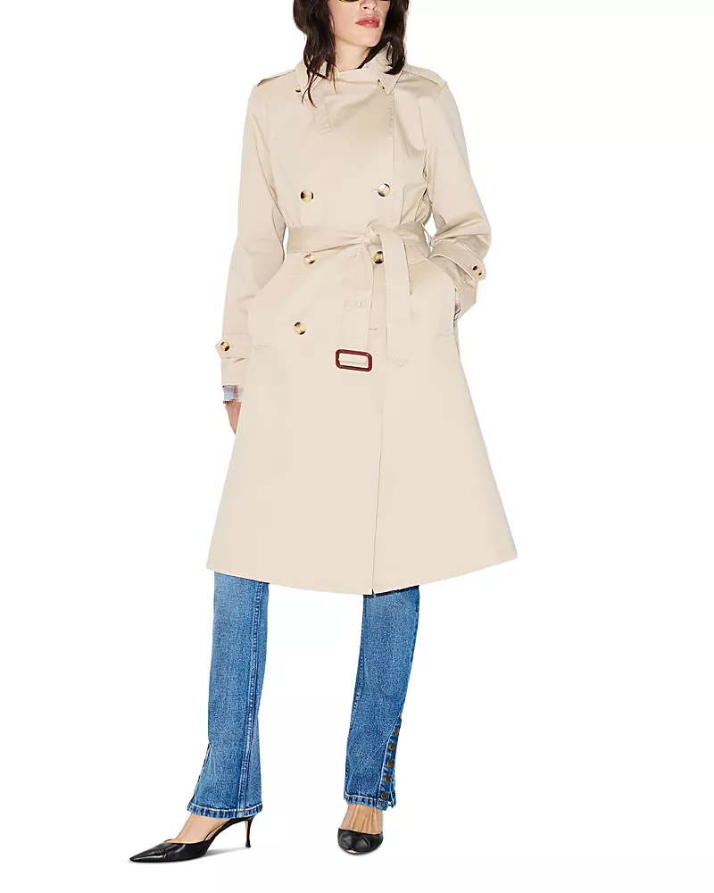Re/Done Cara Belted Trench Coat
