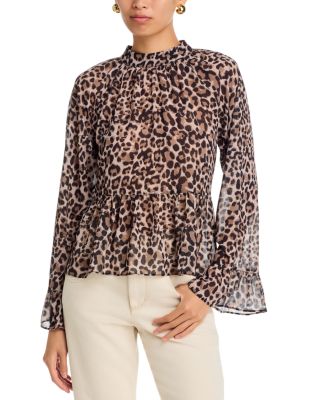 Mock Neck Bell Sleeve Top - Exclusive