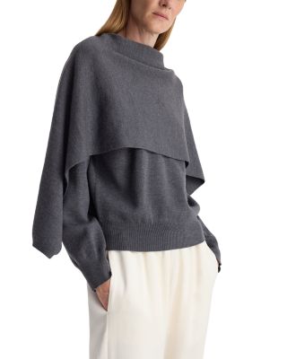 Wool Cape Sweater