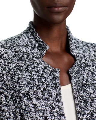 Notch Collar Cotton & Nylon Jacket - thumbnail 6