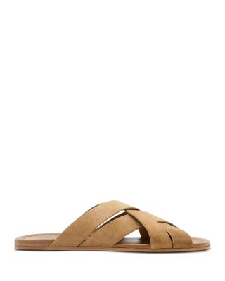 John Varvatos Men's Merida Suede Slide Sandals