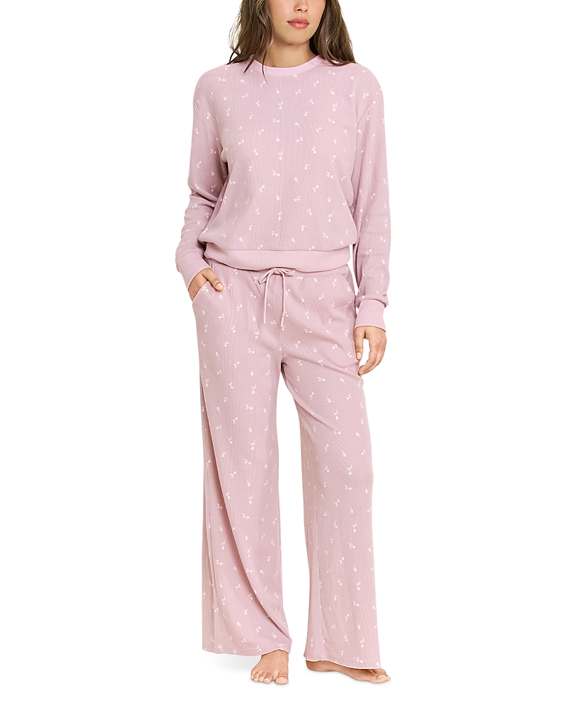 Honeydew Kickback Long Sleeve Top & Wide Leg Pants Pajama Set