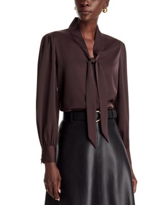 Bow Neck Tie Blouse