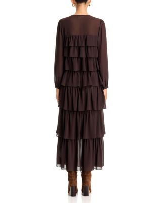 Ruffled Tiered Maxi Dress