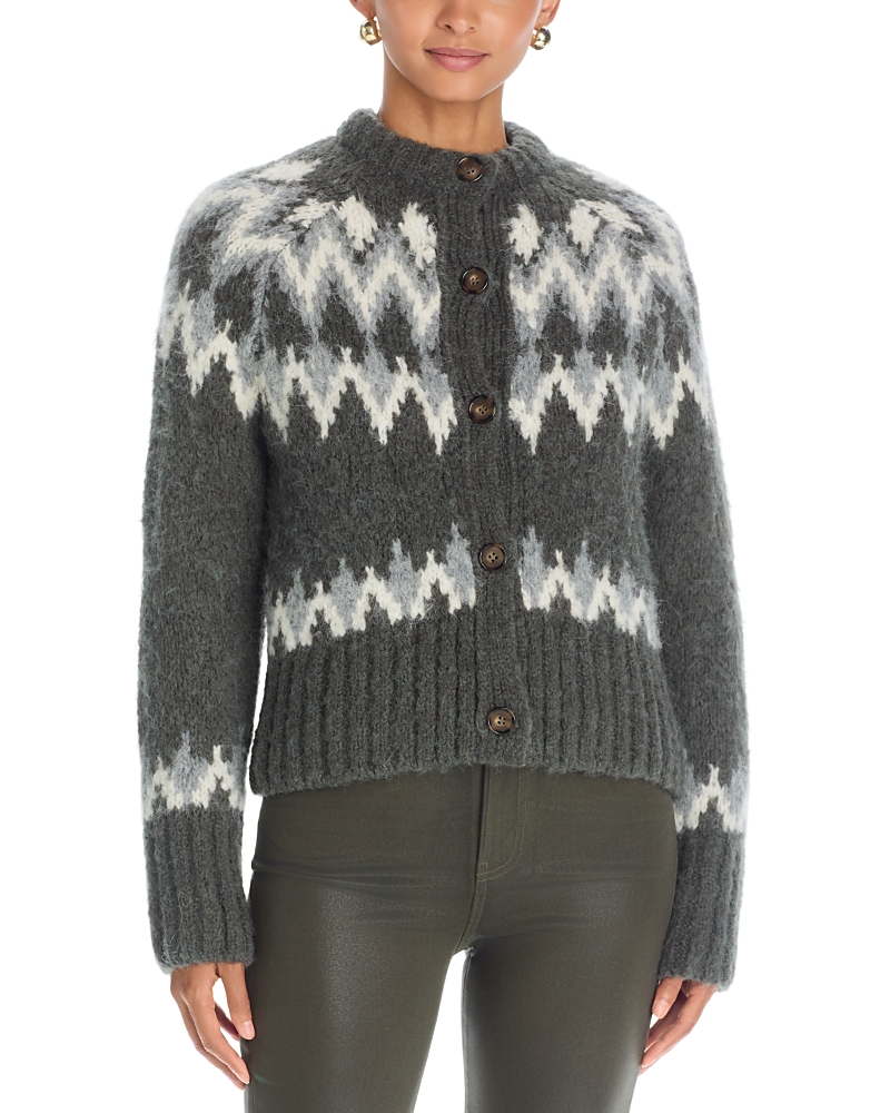 Veronica Beard Christina Fair Isle Cardigan