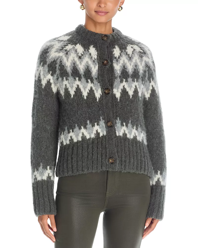 Veronica Beard Christina Fair Isle Cardigan