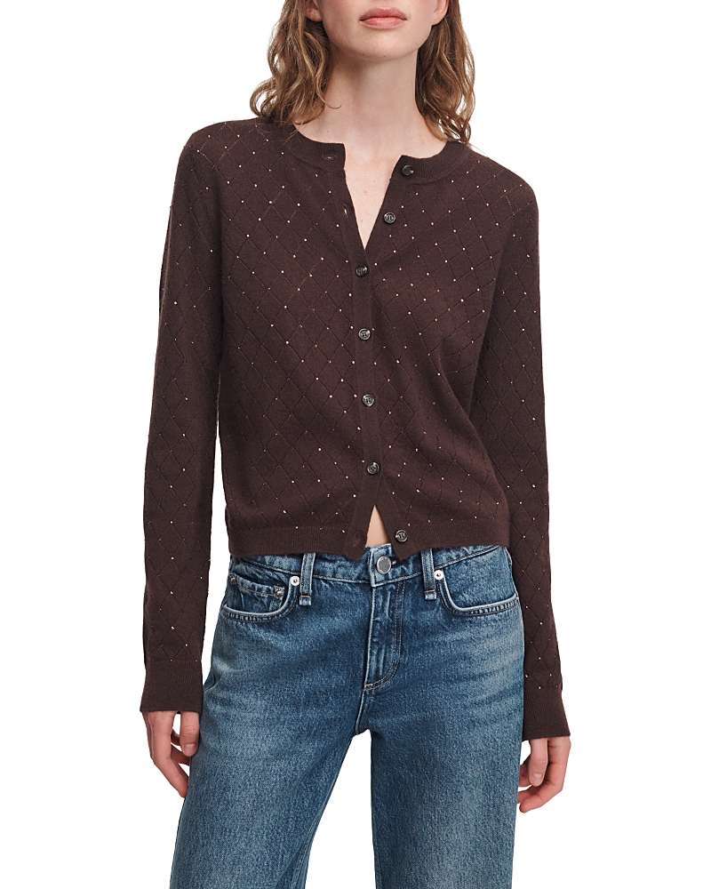 rag & bone Archie Cotton Cashmere Jewel Cardigan