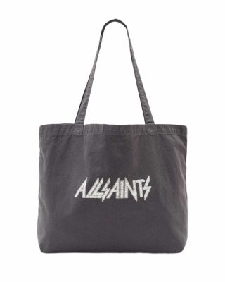 Allsaints Backstage Cotton Logo Tote Bag