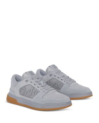 Men's Classic Low Monochrome Leather Sneakers