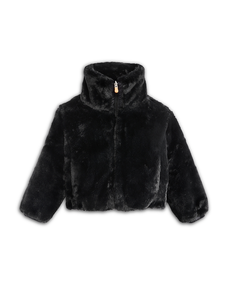 Save The Duck Girls' Ceri Reversible Faux Fur Jacket - Little Kid, Big Kid