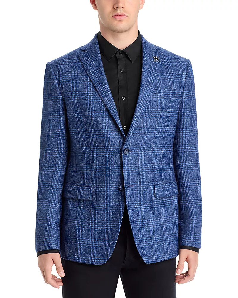 John Varvatos Star Usa Slim Fit Windowpane Sport Coat