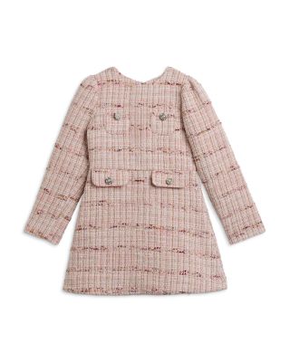 Girls' Callie Boucl&eacute; Mini Dress - Little Kid, Big Kid