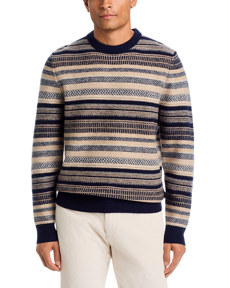 Barbour Highsted Fair Isle Wool Crewneck Sweater