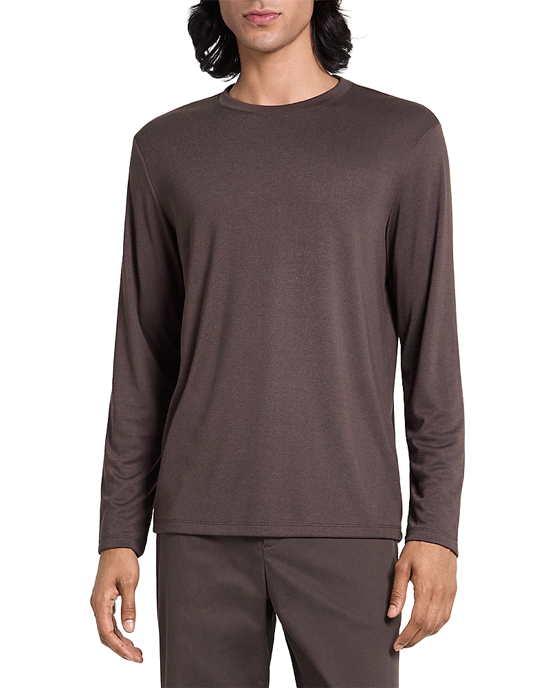 Theory Essential Relaxed Fit Long Sleeve in Anemone Milano