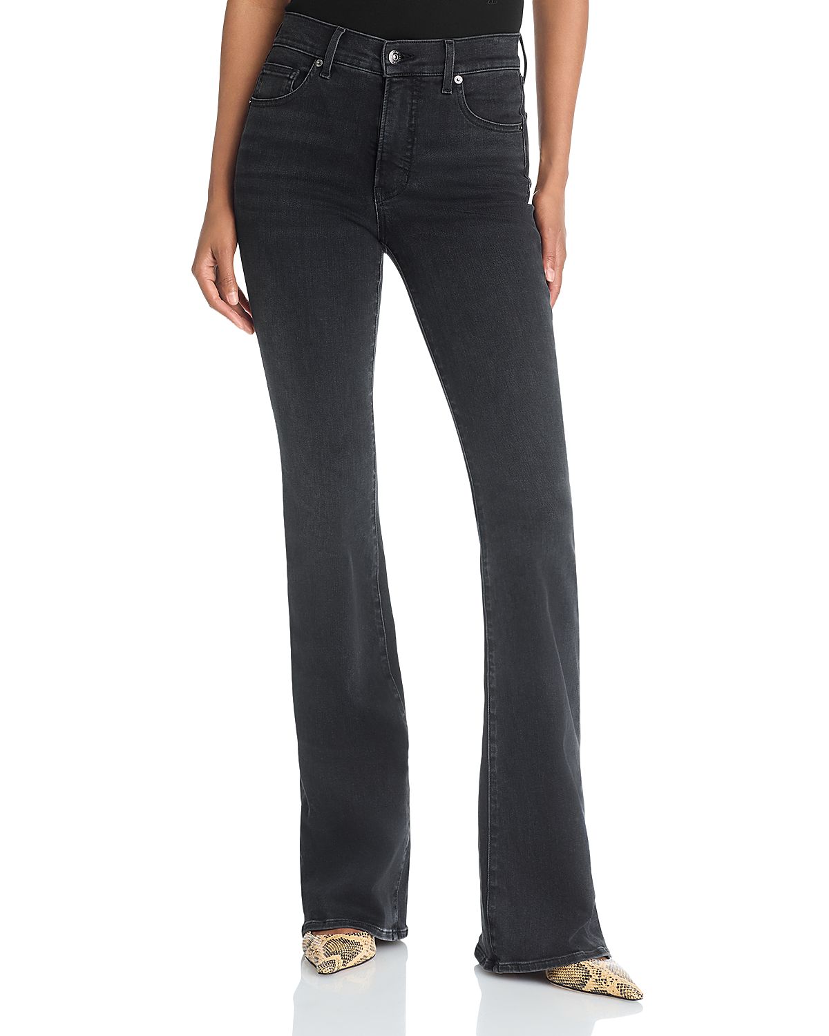 Veronica Beard Beverly Mid Rise Skinny Flare Jeans