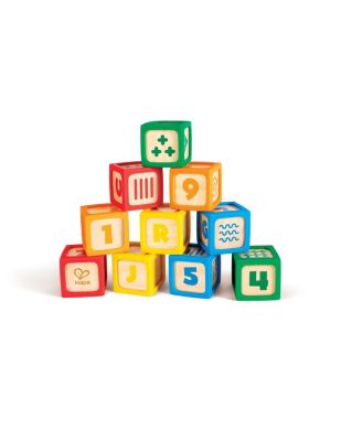 Grip 'n' Stack Silicone Wood Blocks - 6-24 Months