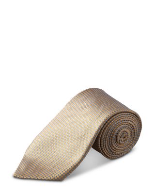 Geometric Woven Silk Tie