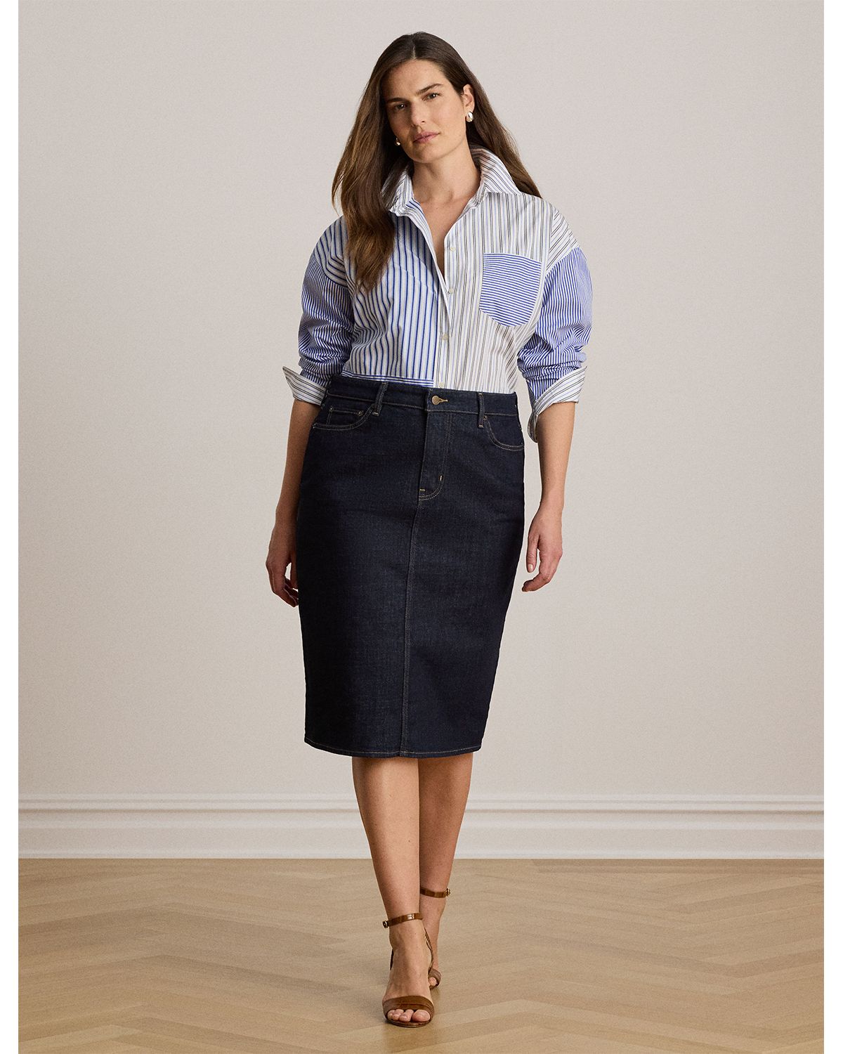 Denim Pencil Skirt thumbnail 6