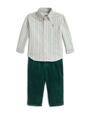 Boys' Cotton Oxford Shirt & Corduroy Pants Set - Baby
