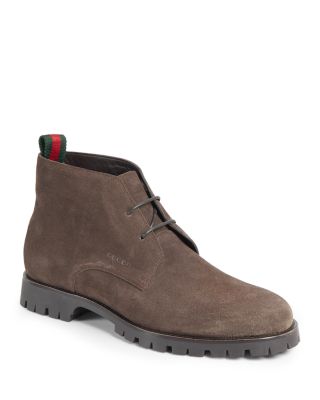 Men's Suede Lug Sole Chukka Boots