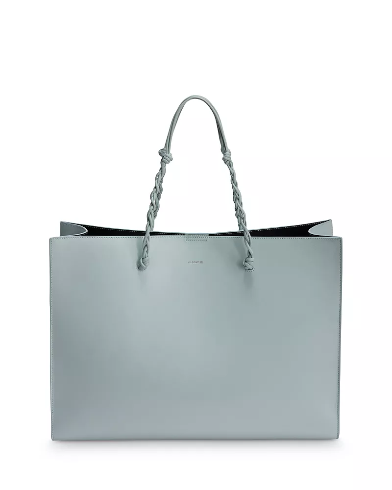 Jil Sander Tangle Large Leather Shopper Tote