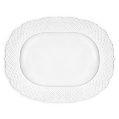 Empire White Oval Platter, Medium
