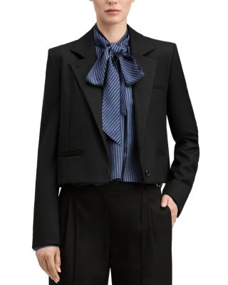 Mona Cropped Single Button Blazer