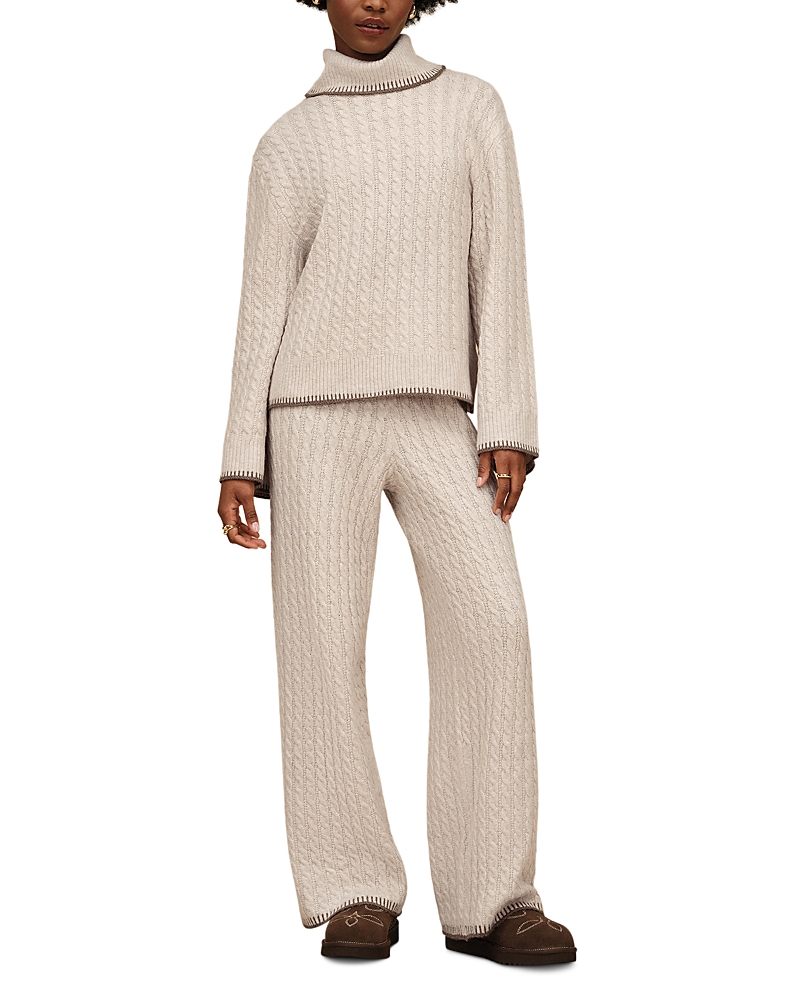 Ugg Rylynn Classic Fit Cable Knit Long Sleeve Turtleneck Sweater