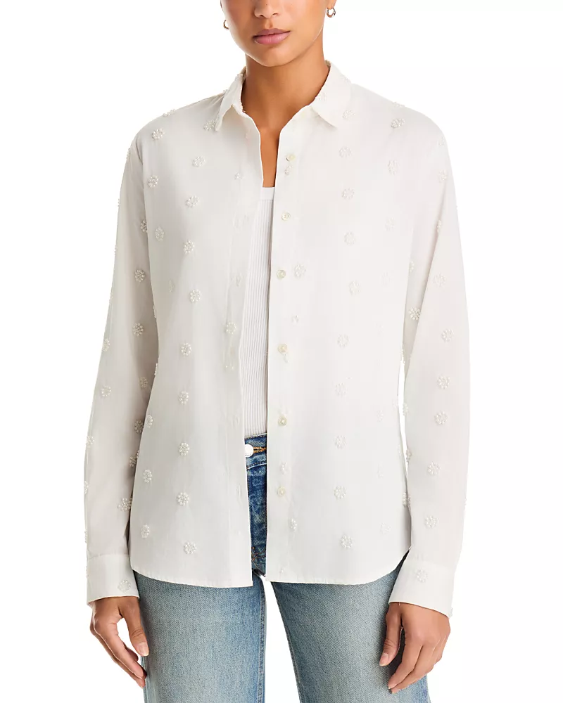 Cissa The Classic Cotton Embellished Shirt