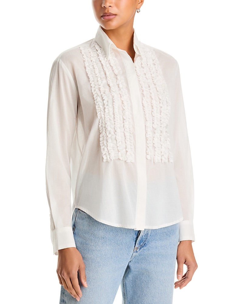 Cissa The Cotton Ruffle Shirt