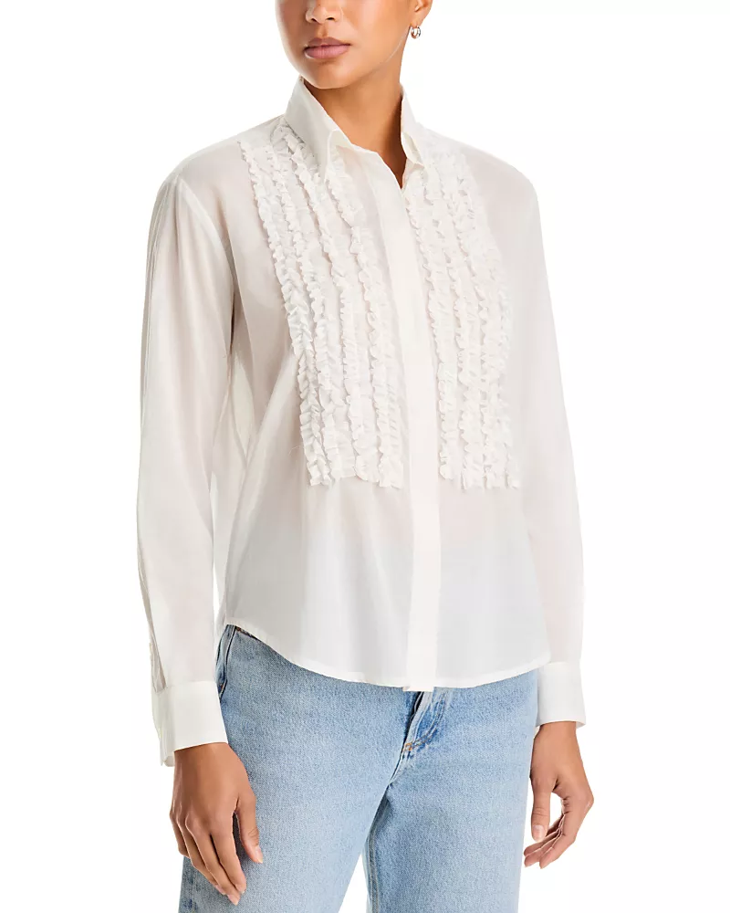 Cissa The Cotton Ruffle Shirt