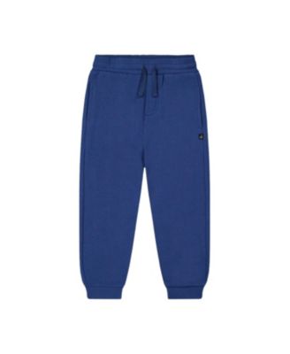 Boys' Fleece Drawstring Waist Ribbed Cuff Sweatpants - Little Kid, Big Kid