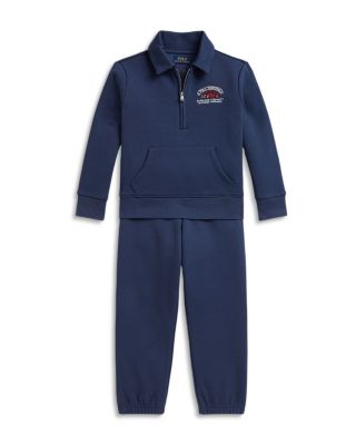 Boys' Polo Sportsman Fleece Pullover & Pants Set - Little Kid