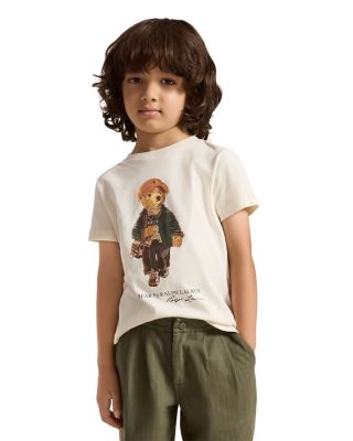 Boys' Polo Bear Cotton Jersey Tee - Little Kid, Big Kid