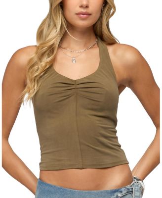 Edikted Montanah Pleated Halter Top