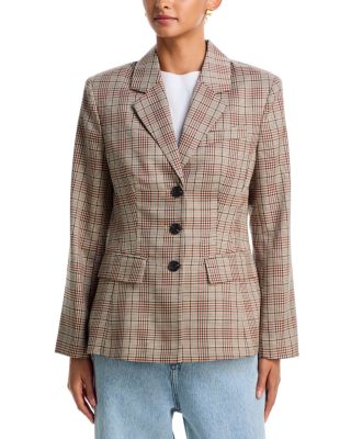 Plaid Hourglass Blazer - Exclusive