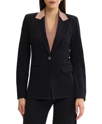 Tailored LuxeStretch Contrast Stitch Blazer