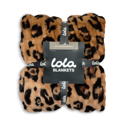 The Lola Original Ruched Faux Fur Blanket